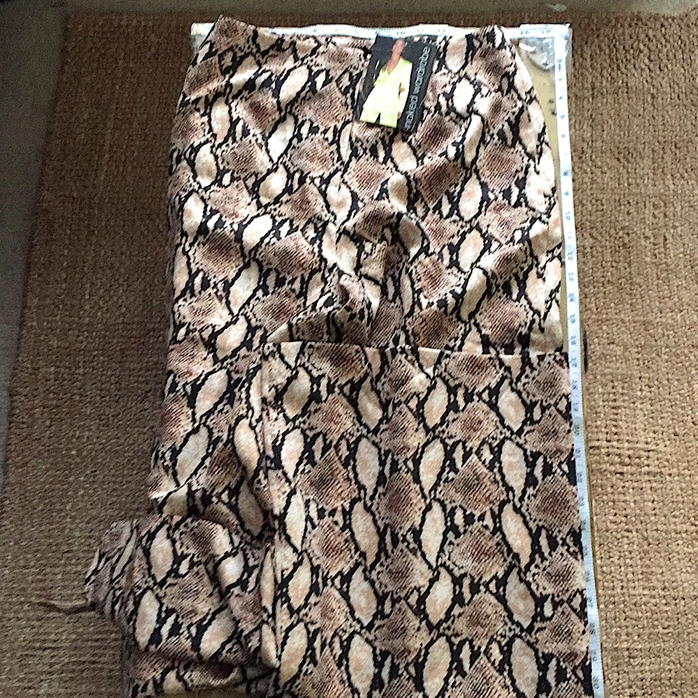 NWT NAKED WARDROBE HIGH WAIST WIDE LEG PANT M - Picture 12 of 16